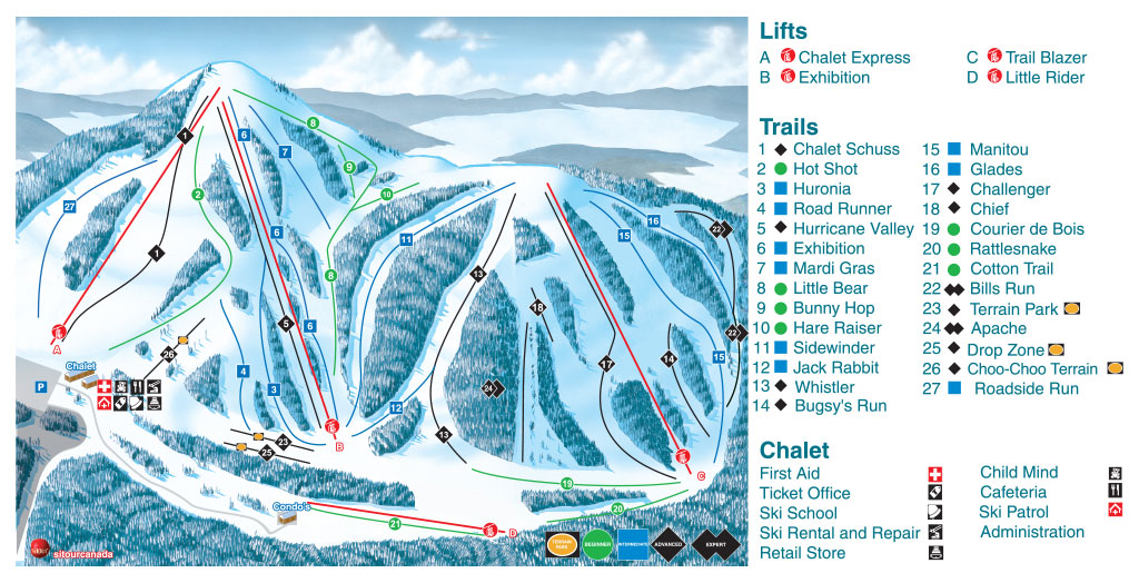 Trail Map - The Heights